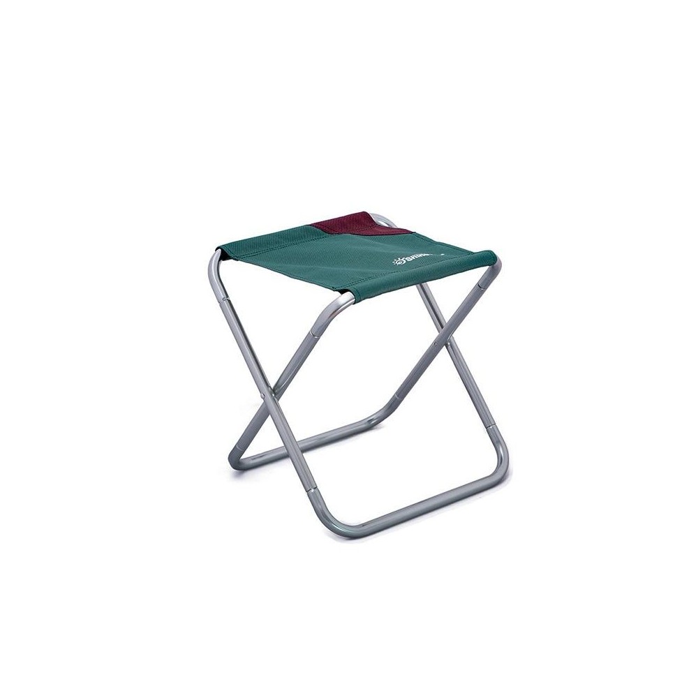 ShineTrip Outdoor Large Folding Stool Outdoor Camping Fishing Portable Folding Stool(Dark Green)