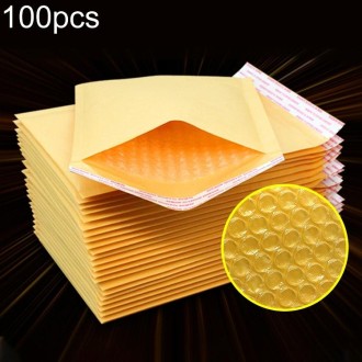 100pcs Kraft Paper Envelope Bag Express Bubble Bag Packaging Bag, Size: 24x36+4cm