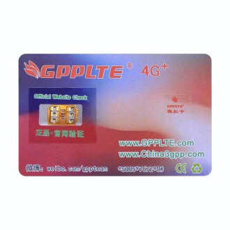 GPPLTE 4G+ PRO 3 Perfect Solution for Ultra Thin Smart Decodable Chip to Sim Card, For iPhone X / 8 & 8 Plus / 7 & 7 Plus / 6 & 