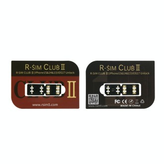 R-SIM CLUB 2 Unlock Card For IOS17 System iPhone 15 12 13 14