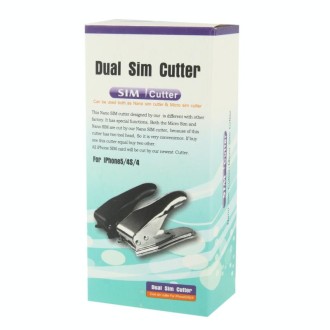 Dual Nano Sim Cutter for iPhone / Samsung / Huawei / Xiaomi  (With Nano SIM to Micro SIM Card Adapter + Nano SIM to Standard SIM