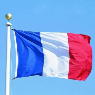 Polyester Material French Flag, Size: 150*90cm