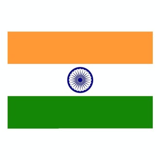 90 x 150cm Indian Flag No. 4 Polyester Flag