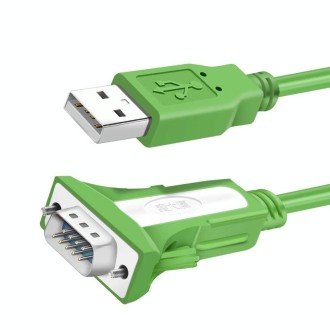 D.Y.TECH USB to RS232 Serial Cable(Green White 1.8M)