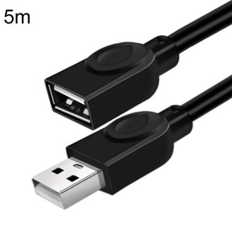 JINGHUA U021E Male To Female Adapter USB 2.0 Extension Cable Phone Computer Converter Cord, Length: 5m