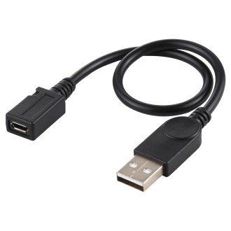 USB Male to Micro USB Female Converter Cable, Cable Length: about 22cm