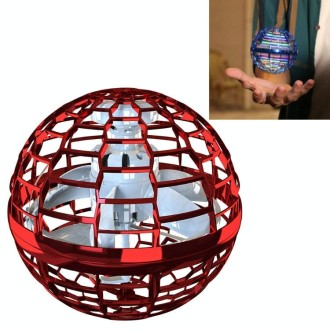 Magic Flying Ball Gyro Aircraft Can Spin Creative Decompression Toys(Red)