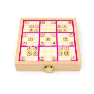 3 In1 Children Multifunctional Sudoku Board Game Puzzle Board Game(Pink)