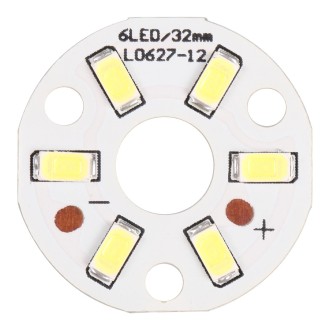 3W 6 LEDs SMD 5730 LED Module Lamp Ceiling Lighting Source, DC 9V White Light