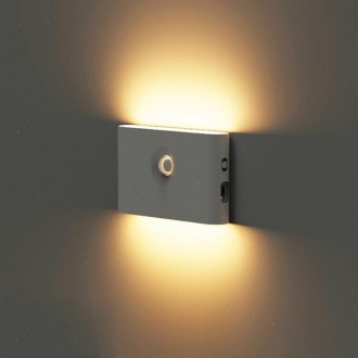 Human Infrared Smart Sensor Wireless Magnetic LED Night Light(Round Lens)