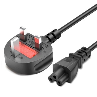 1.5m 3 Prong Style Big UK Notebook Power Cord