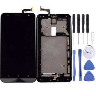 OEM LCD Screen for ASUS Zenfone 2 Laser ZE550KL Z00LD Digitizer Full Assembly with Frame（Black)