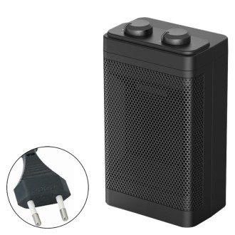 Office Household Mute Desktop Shaking Head Electric Heaters, Spec: Knob (EU Plug)