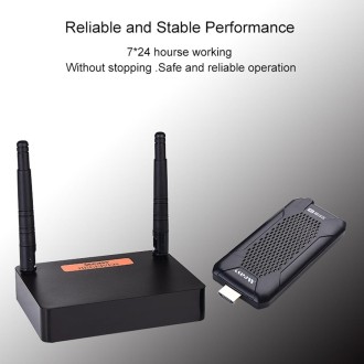 Measy FHD656 Mini 1080P HDMI 1.4 HD Wireless Audio Video Transmitter Receiver Extender Transmission System, Transmission Distanc