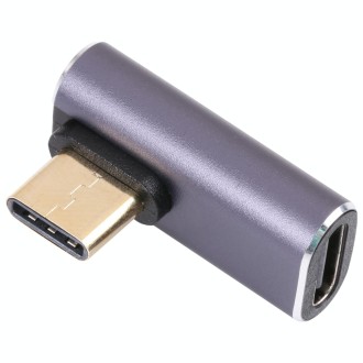 40Gbps USB-C / Type-C Male to Female Elbow Adapter