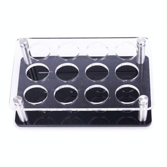 Acrylic Round Hole Wine Glass Storage Rack, Layer (specification): 12 Grids