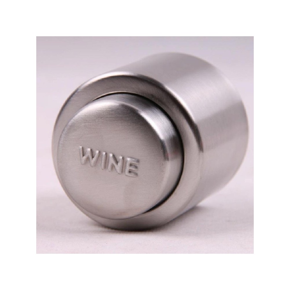 Push Stainless Steel Red Wine Stopper Champagne Stopper, Style:Red Wine Stopper