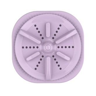 Portable Mini Turbo Switch Three-Speed Timing Washing Machine, Size: Turbine Basic(Purple)