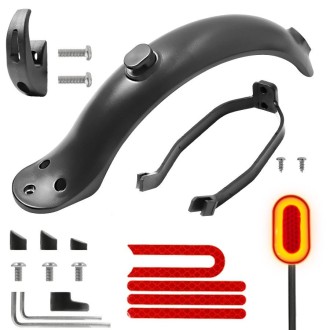 X0259 Electrical Scooter Rear Fender Shock Absorber Bracket Cover For Xiaomi Mijia M365(Black)