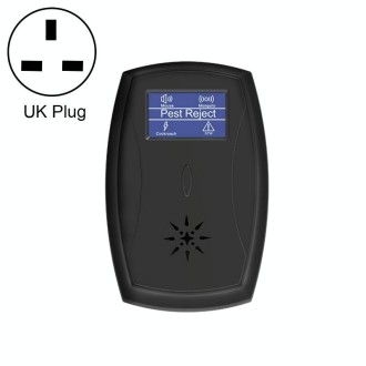 Household Mute Low Power Ultrasonic Insect Repeller, Specification: UK Plug(Black)