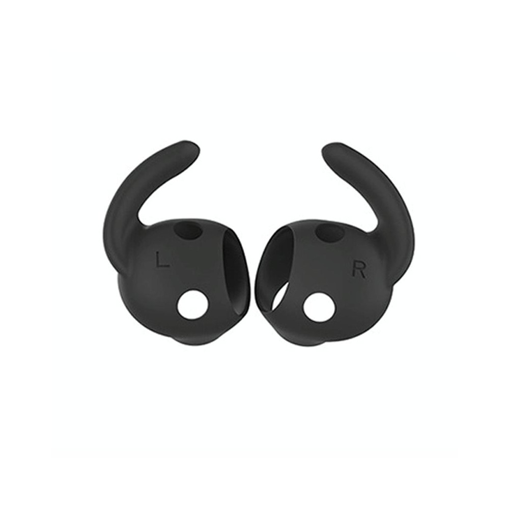 For Beats Studio Buds AhaStyle PT172 Earphone Silicone Ear Caps, Style: Earcap (Black)