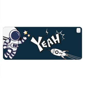 Intelligent Timing Heating Waterproof Warm Mouse Pad CN Plug, Size: 80x33cm(Astronaut)