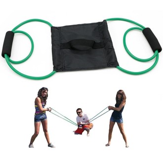 Outdoor Water Balloon Launcher Elastic 3 People Bomb Beach Party Toys Line Length 0.7m 