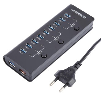 ORICO 10 Port USB3.0 12V 4A HUB Power Adapter, Plug:EU Plug