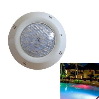 Swimming Pool ABS Wall Lamp LED Underwater Light, Power:24W(Red)