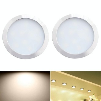 2 PCS 2W DC12V 18LED Cabinet Lights Showcase Lights,Spec: 2510 Terminal - Side Outlet(Neutral Light 4000K)