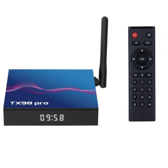 TX98 Pro 4K Ultra HD Android 12.0 Smart TV Box with Remote Control, 2GB+16GB, Allwinner H618 Quad-Core(AU Plug)