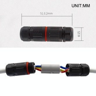 CDF-M3 Waterproof Wire Connector, Specification: 2 Pin