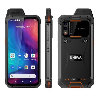 UNIWA W888 HD+ Rugged Phone, 4GB+64GB, 6.3 inch Android 11 Mediatek MT6765 Helio P35 Octa Core up to 2.3GHz, NFC, OTG, Network: 