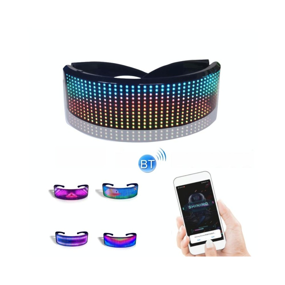 Blinds APP Bluetooth Full Color Luminous Glasses