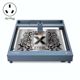 XTOOL D1 Pro-10W High Accuracy DIY Laser Engraving & Cutting Machine, Plug Type:AU Plug(Metal Gray)