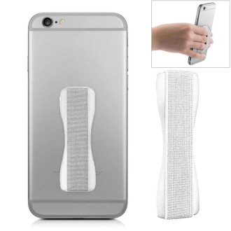 Finger Grip Phone Holder for iPhone, Galaxy, Sony, Lenovo, HTC, Huawei, and other Smartphones(White)