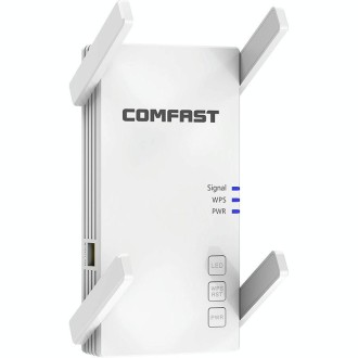 COMFAST CF-AC2100 2100Mbps Wireless WIFI Signal Amplifier Repeater Booster Network Router with 4 Antennas, EU Plug