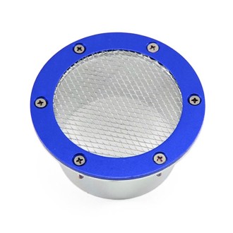 XH-UN017 Car Universal Modified Aluminum Air Inlet Decoration (Blue)