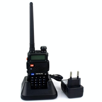 RETEVIS RT-5R 400-520MHz + 136-174MHz 128CHS Two-segment Handheld Walkie Talkie, EU Plug