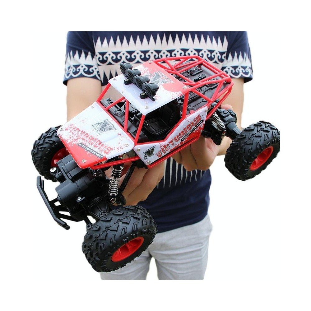 2.4GHz 4WD Double Motors Off-Road Climbing Car Remote Control Vehicle, Model:6255 (Red)