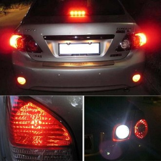 2 PCS 7443 60W Car Auto Brake Light with 12 CREE XB-D Lamps, DC 12V(White Light)