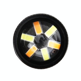 2 PCS 7440 5W 450LM 60LEDs DC 12V SMD-4014 Car Auto Brake Light Turn Signal Lights Car Source Set(White Light+Yellow Light), Cab