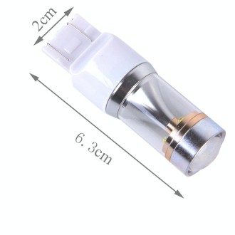 2 PCS T20/7443 350 LM 6000K Dual Wires 30W White Light 6 LED CREE Canbus Car Brake Light Bulb, DC 12V