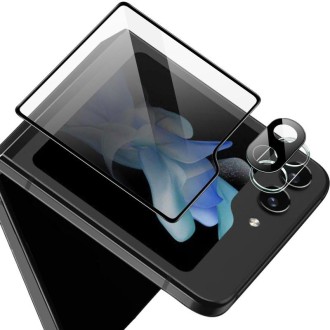 For Samsung Galaxy Z Flip5 5G imak High Definition Integrated Glass Lens Film + Glass Rear Screen Sticker Black Version