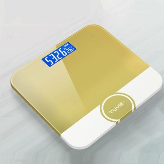 Mini Electronic Scale Home Weighing Scale Battery Stlye(Gold Sun)