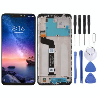 TFT LCD Screen for Xiaomi Redmi Note 6 Pro Digitizer Full Assembly with Frame(Black)