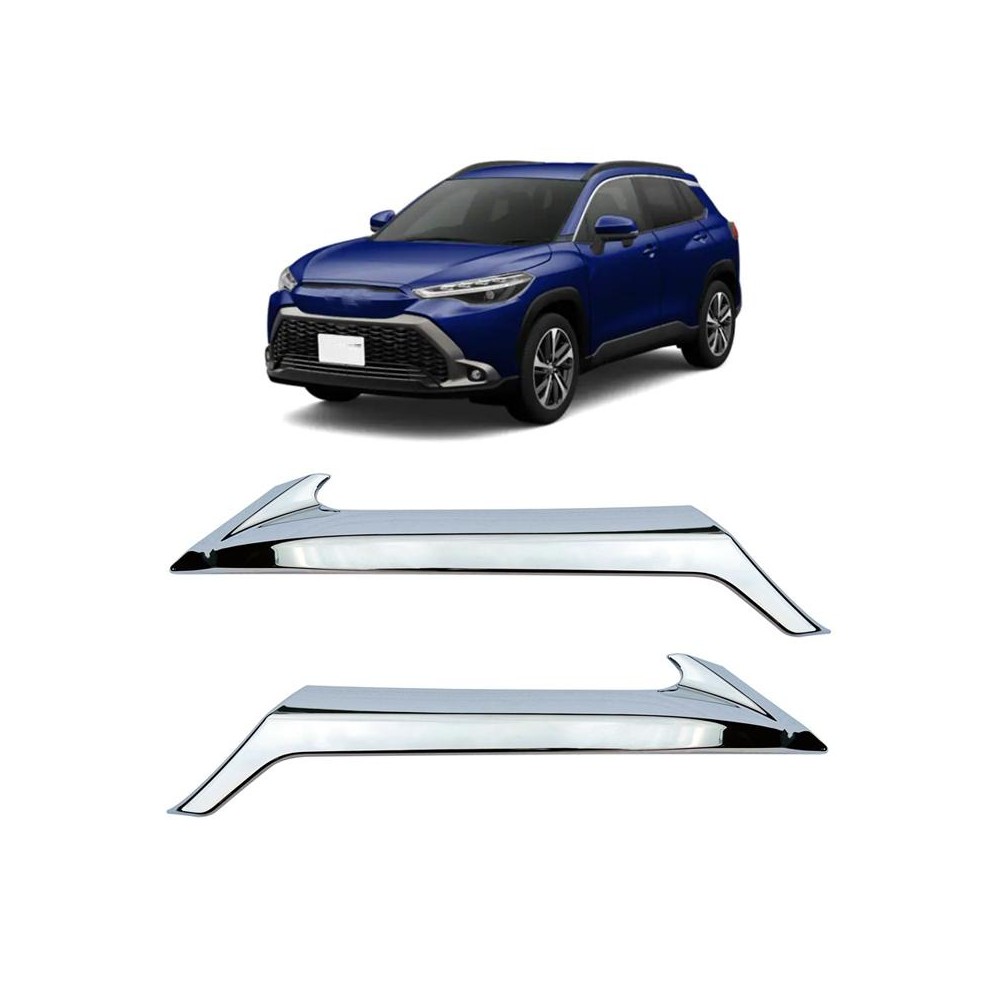 For Toyota 2022 Corolla CROSS Right-hand Drive Front Grille Decorative Bright Strip(For Japanese Version)