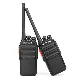 1 Pair RETEVIS H777S US Frequency 462.5500-462.7250MHz 16CHS FRS License-Free Two Way Radio Handheld Walkie Talkie, US Plug(Blac