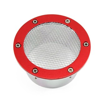 XH-UN017 Car Universal Modified Aluminum Air Inlet Decoration (Red)