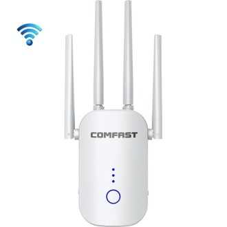 COMFAST CF-WR758AC Dual Frequency 1200Mbps Wireless Repeater 5.8G WIFI Signal Amplifier, CN Plug